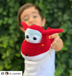 Tığ İşi Uçak Amigurumi Şeması