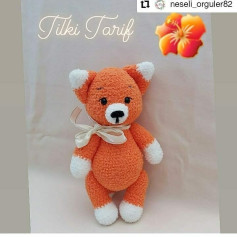 Tilki Amigurumi Tığ İşi Tarifi
