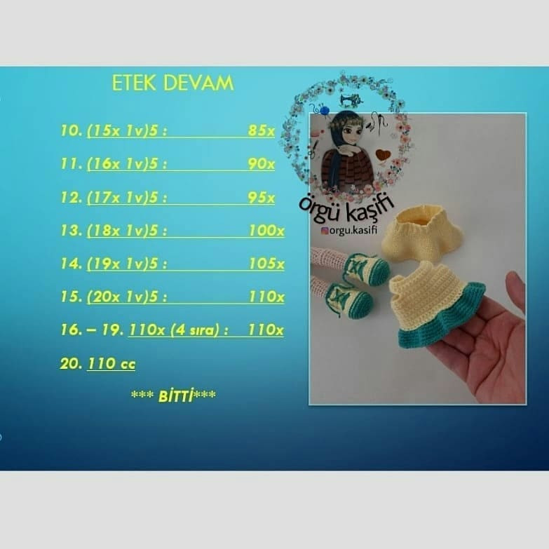 Tıpkı Resimdeki Unicorn Amigurumi Şeması