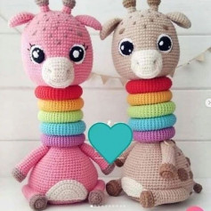 Tırnaklı Zürafa Amigurumi Şeması