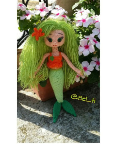 Tırtıklı Deniz Kızı Amigurumi Şeması