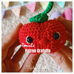 Tomate amigurumi: Patrón gratuito disponible