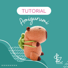 Tutorial amigurumi de Capibara con Tortuga