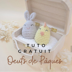 Tutorial gratuito: Amigurumi huevos de Pascua