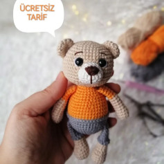Ücretsiz Amigurumi Ayı Tığ İşi Tarifi