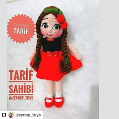 Ücretsiz amigurumi bebek modeli