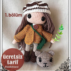 Ücretsiz Amigurumi Bebek Şeması: 1. Bölüm