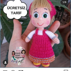 Ücretsiz Amigurumi Bebek Şemasıamigurumi
