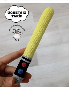Ücretsiz amigurumi kılıç modeli