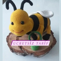 Ücretsiz Arı Amigurumi Tarifi Beklediginiz tarif geldi.Keyifle örmeniz dilegiyle.