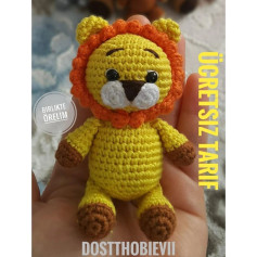 Ücretsiz Aslan Amigurumi Tığ İşi Tarifi