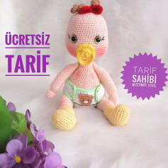 Ücretsiz Bebek Amigurumi Tığ İşi Tarifi