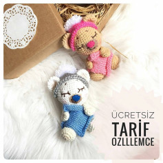 Ücretsiz Bebek Ayıcık Örgü Şeması Kendi tasarımım