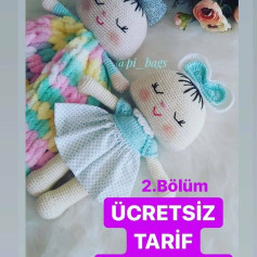 Ücretsiz Bebek Örgü Şeması: 2. Bölüm