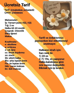 Ücretsiz Bebek Zili Tığ İşi Tarifi