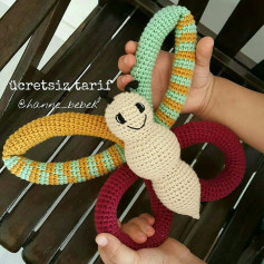 Ücretsiz Büyüleyici Kelebek Bebek Oyuncağı Tığ İşi Tarifi