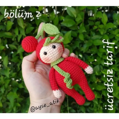 Ücretsiz Çilek Bebek Amigurumi Şeması