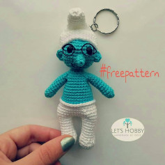 Ücretsiz Çılgın Şirin Amigurumi Yapımı