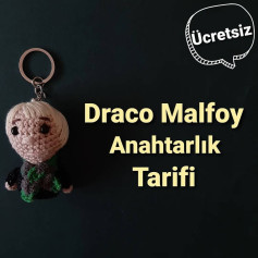Ücretsiz Draco Malfoy Anahtarlık Amigurumi Şeması