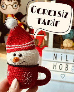 Ücretsiz Kar Adam Bardak Şeması
