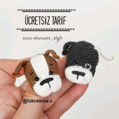 Ücretsiz Köpek Amigurumi Yapım Şeması