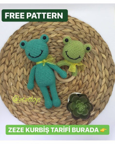 Ücretsiz Kurbağa Amigurumi Yapımı