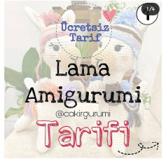 Ücretsiz LAMA Amigurumi Yapımı