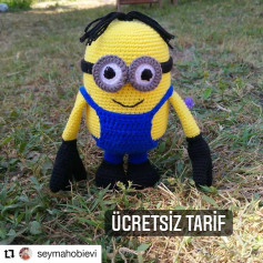 Ücretsiz Minyon Amigurumi Tığ İşi Tarifi