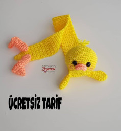 Ücretsiz Örme Bebek Ördek Şeması