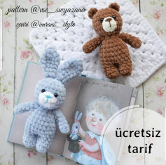 Ücretsiz Peluş Ayı ve Tavşan Amigurumi Yapımı