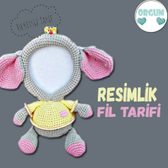 Ücretsiz Resimlik Fil Örgü Şeması