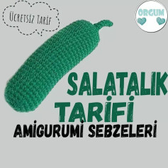 Ücretsiz Salatalık Amigurumi Tarifi