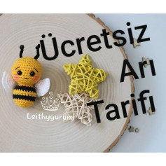 Ücretsiz Sevimli Arı Amigurumi Yapımı