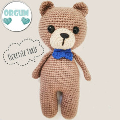 Ücretsiz Sevimli Ayıcık Tığ İşi Şeması Amigurumi modelleri arasında en çok tercih