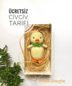 Ücretsiz Sevimli Civciv Amigurumi Tarifi Napıyorduk kaydetmeden önce beğeniyorduk 🙊