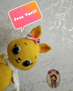 Ücretsiz Sevimli Tavşan Amigurumi Şeması