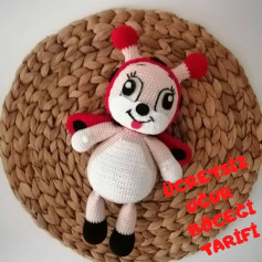 Ücretsiz Sevimli Uğur Böceği Amigurumi Tarifi