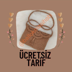 Ücretsiz Tığ İşi Çanta Tarifi