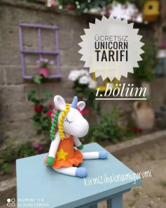Ücretsiz Unicorn Amigurumi Paternı: 1. Bölüm