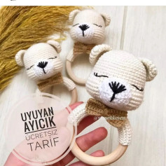 Ücretsiz Uyuyan Ayıcık Tığ işi Şeması