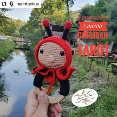 Uğur Böceği Çıngırak Amigurumi Tarifi