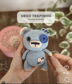 Urso de Crochê Trapinho: Receita Grátis para Criar o Seu!