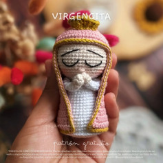Virgencita: Patrón de Ganchillo Gratis
