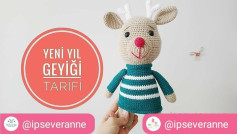 Yeni Yıl Geyiği Amigurumi Tarifi