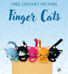 Adorable Finger Cat Crochet Pattern for Playful Crafting