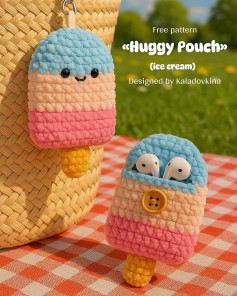 Adorable Ice Cream Crochet Pouches for Your Creative Projects