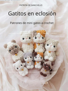 Adorables gatitos de ganchillo: patrones para tejer miniaturas tiernas