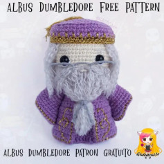 ALBUS DUMBLEDORE PATRÓN DE GANCHILLO GRATIS PARA AMANTES DEL CROCHET