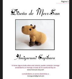 Amigurumi Capibara: Guía Completa Para Crear Tu Propio Diseño