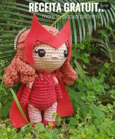 Amigurumi de Personagem com Receita Grátis